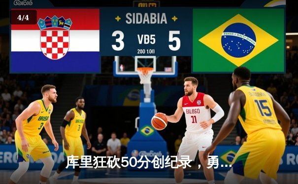 库里狂砍50分创纪录，勇士加时险胜凯尔特人扳平总决赛 - 4